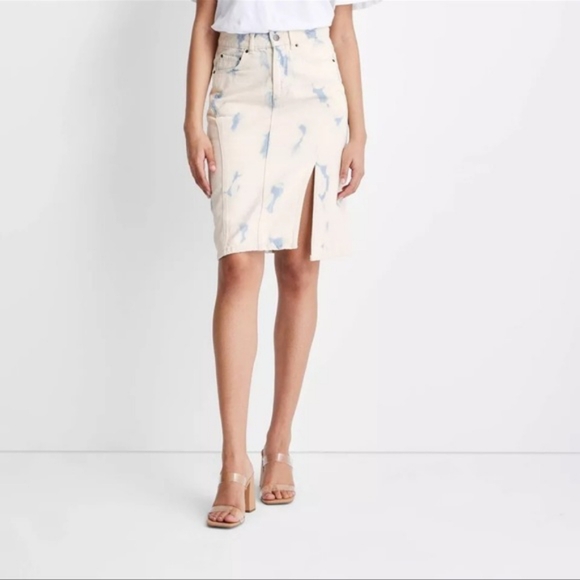 Future Collective Dresses & Skirts - Future Collective denim skirt NWT